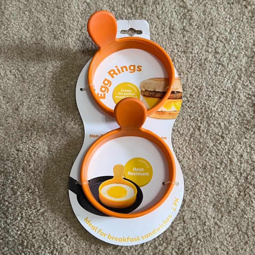 Orange Egg Rings for Cooking